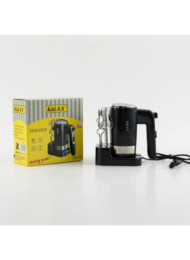 Kolax Electric Hand Mixer - 7-Speed Powerful Baking Mixer with Chrome Beaters & Dough Hooks - Lightweight Ergonomic Egg Beater & Cream Whipper - Image 2